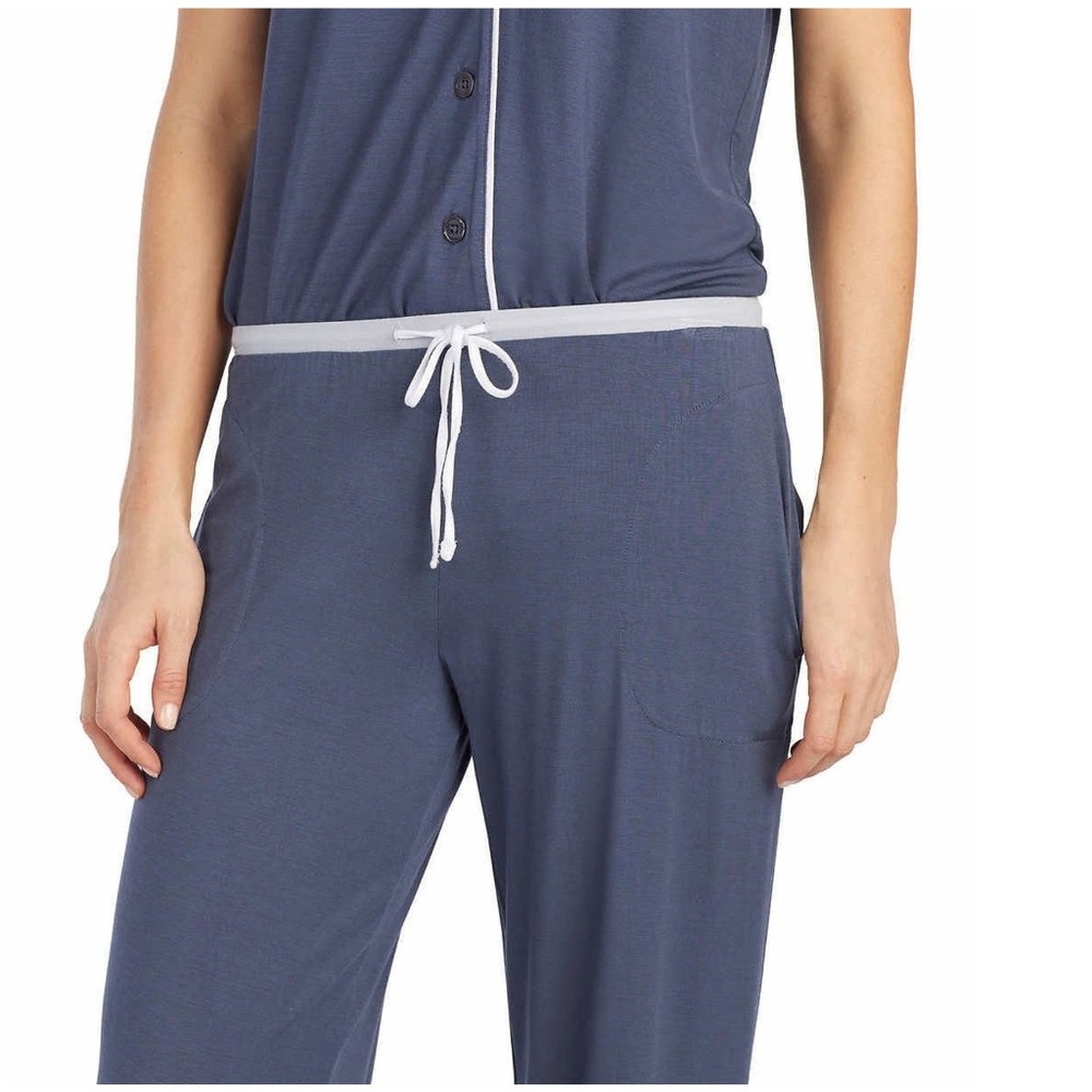 DKNY Womens 2-Piece Notch Collar and Pant Pajama - Picture 4 of 4